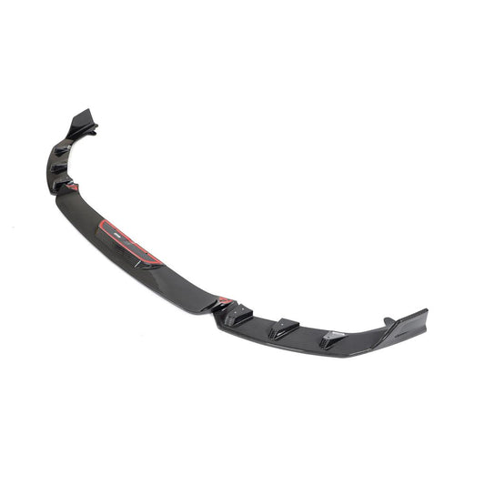 Side View of the 3-Piece DTM Style Dry Carbon Fiber Front Lip for BMW M2 G87 Side
