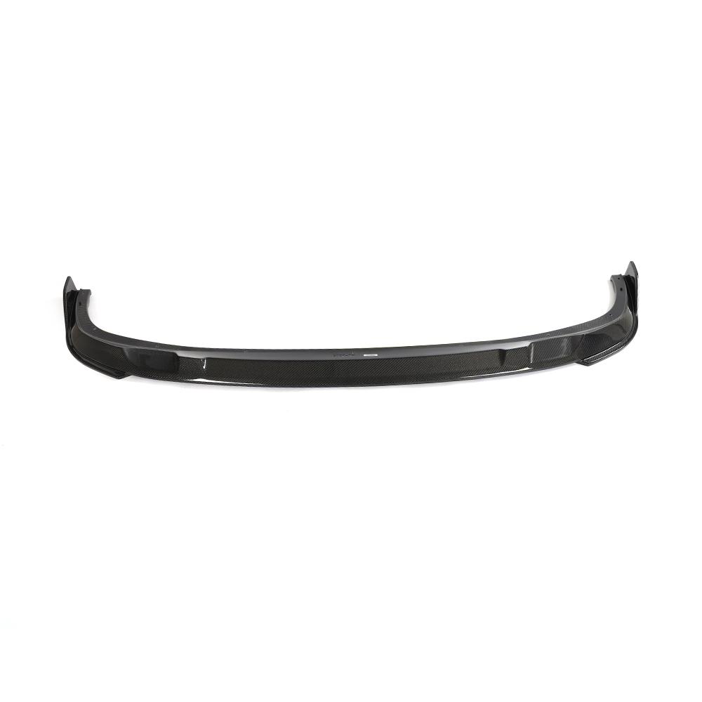 Front View of the 3D Style Carbon Fiber Front Lip for BMW G20 LCI