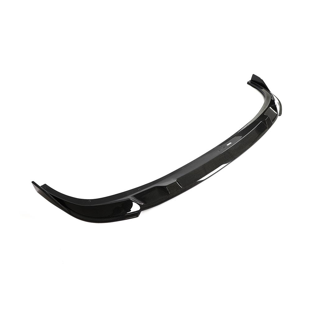 Another Side View of the 3D Style Carbon Fiber Front Lip for BMW G20 LCI