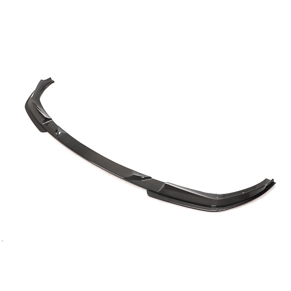 Side View of the 3D Style Carbon Fiber Front Lip for BMW G20