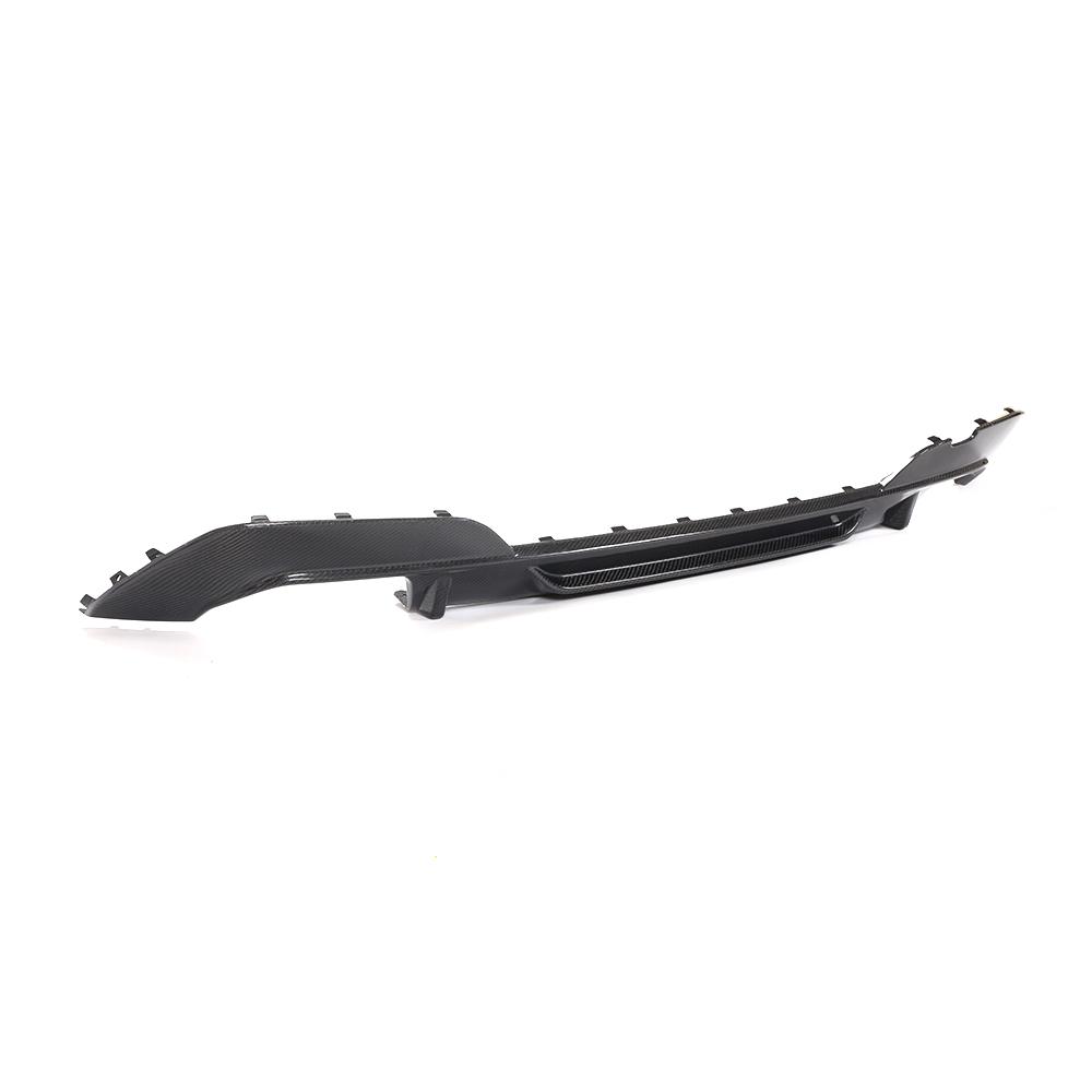 Side View of the AC Style Carbon Fiber Rear Diffuser for BMW G20