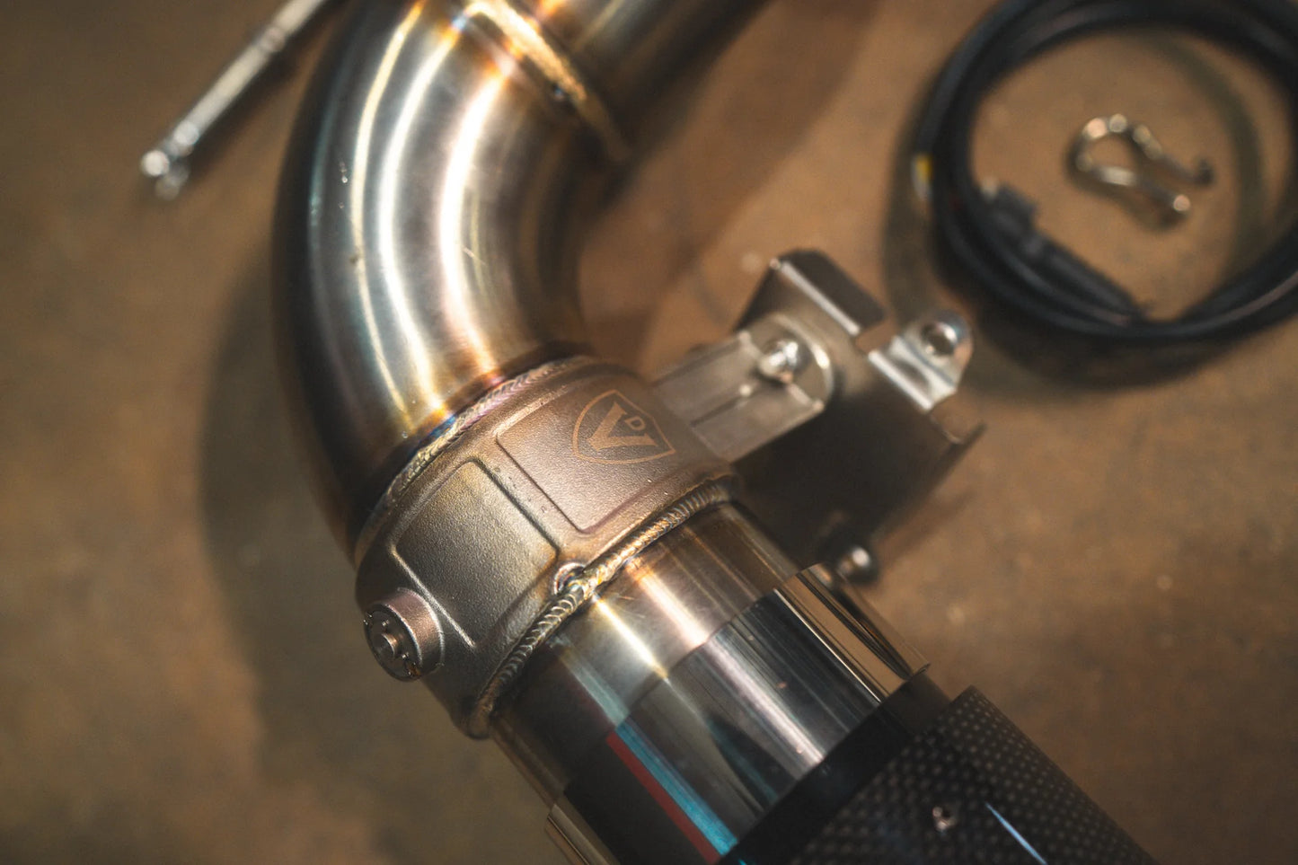 Joint Detail of BMW F30 F22 F36 F32 Valved Sport Exhaust Axleback