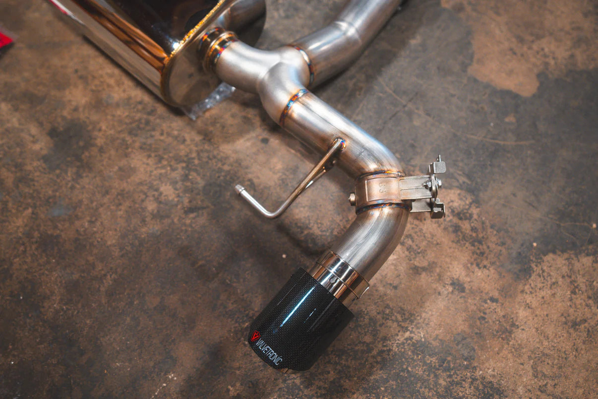 Another View of the Tips of the BMW G20/G22 330i/430i Valved Axleback Exhaust System