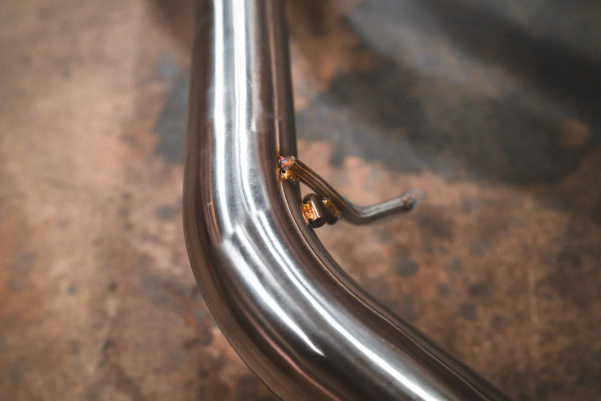 Part of the BMW G20/G22 M340i/M440i Valved Sport Exhaust System