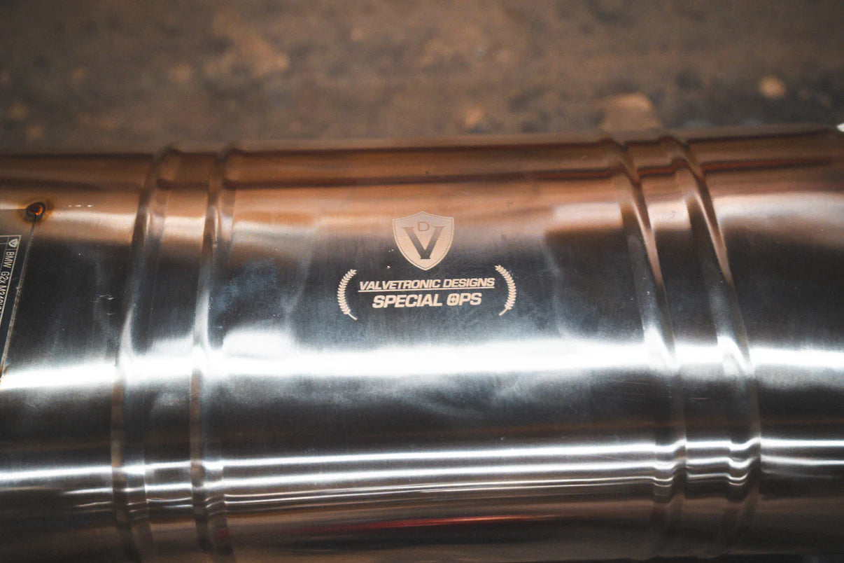 Special Ops stamped on the BMW G20/G22 M340i/M440i Valved Sport Exhaust System