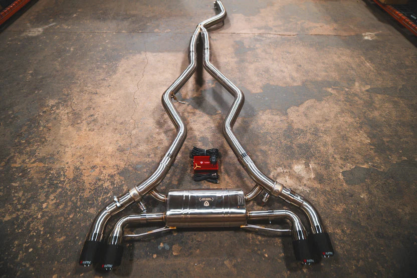BMW M240i G42 Valved Sport Exhaust System Side View