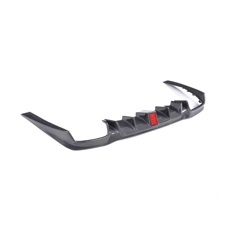 B Style Carbon Fiber Rear Diffuser for Mercedes-Benz E-Class W213 (2017-2020)
