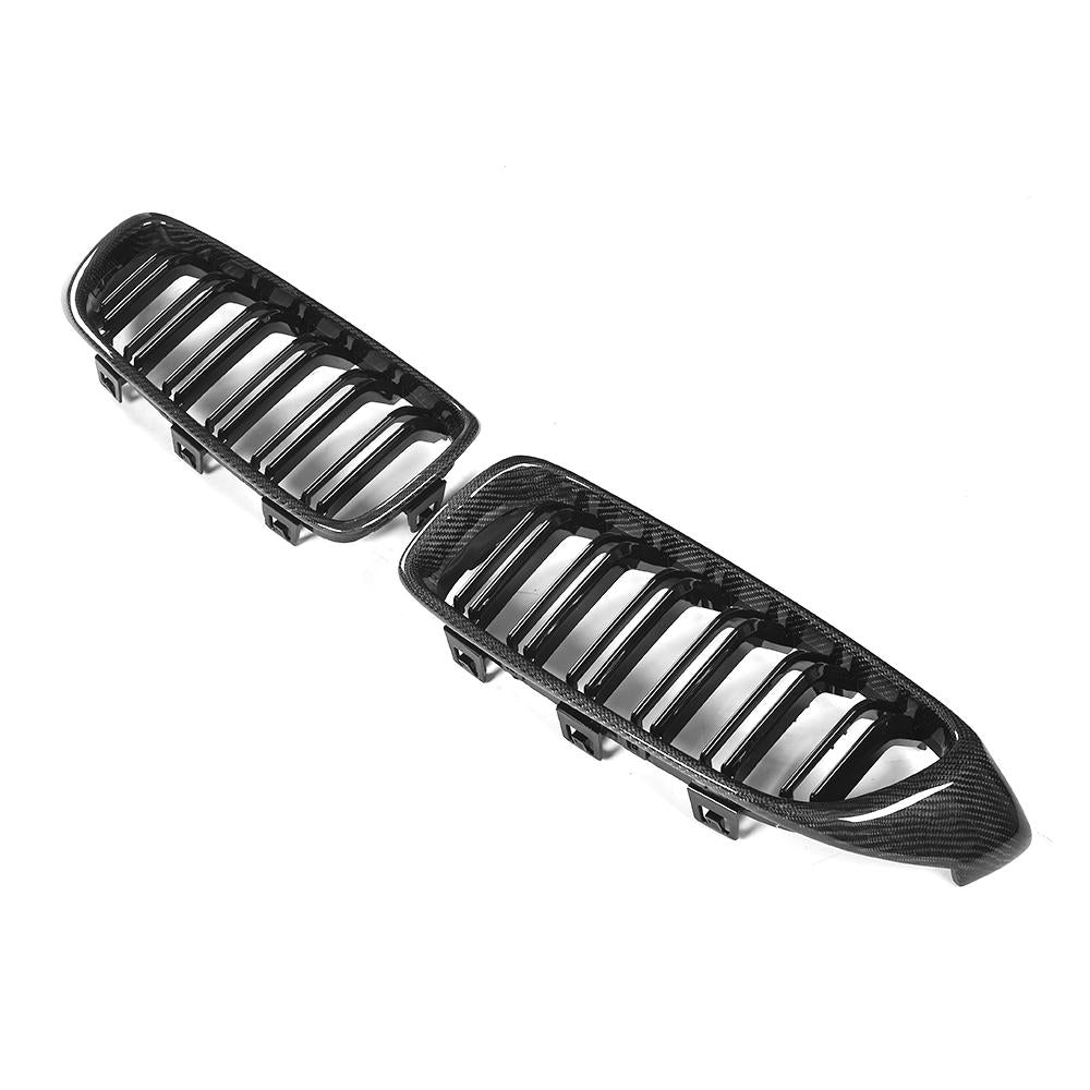 Another Side View of the Carbon Fiber & ABS Grill for BMW F32 (2014-2020) & BMW F80/F82 (2015-2020)