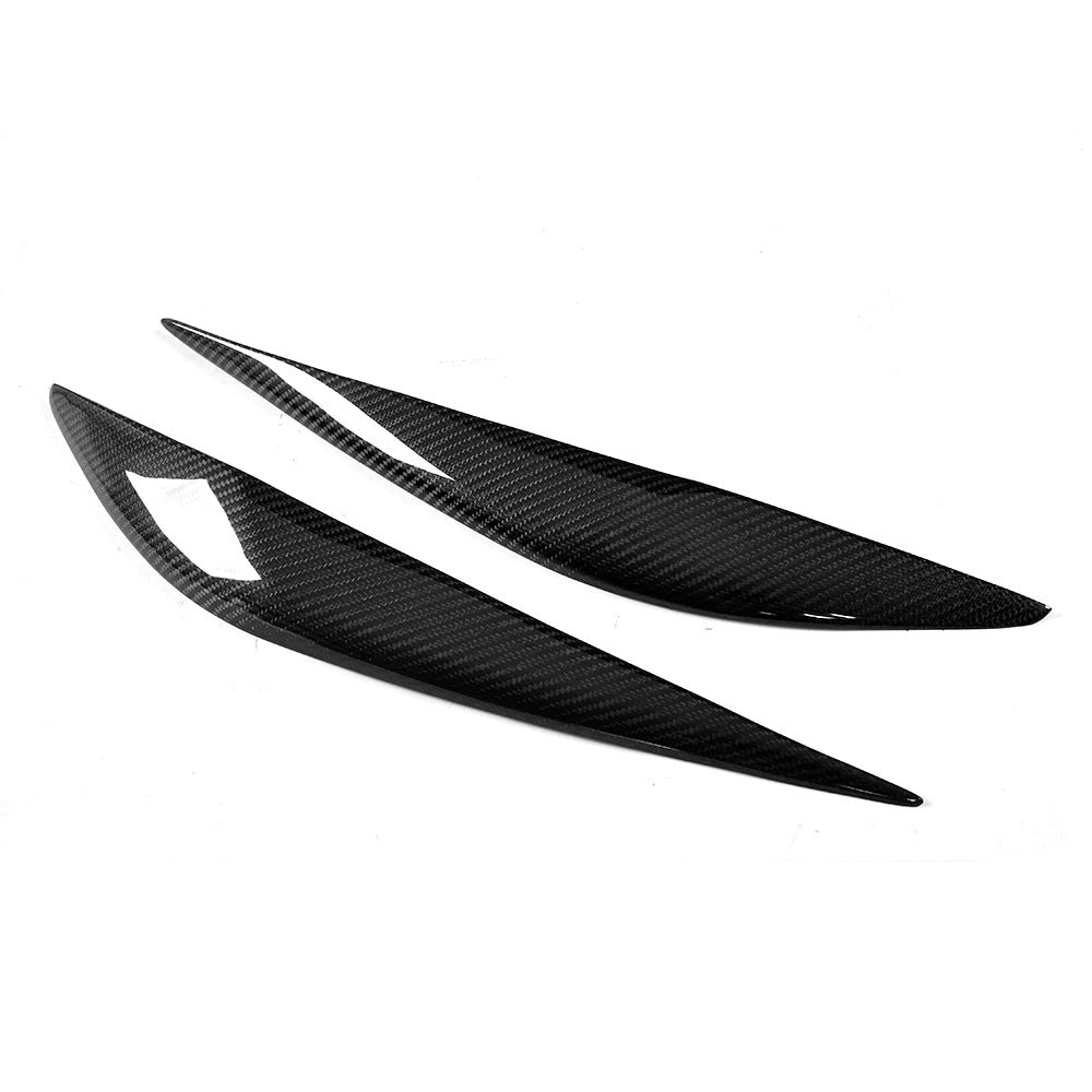 Another Side View of the Carbon Fiber Headlight Eyelids for BMW F30 & BMW F80