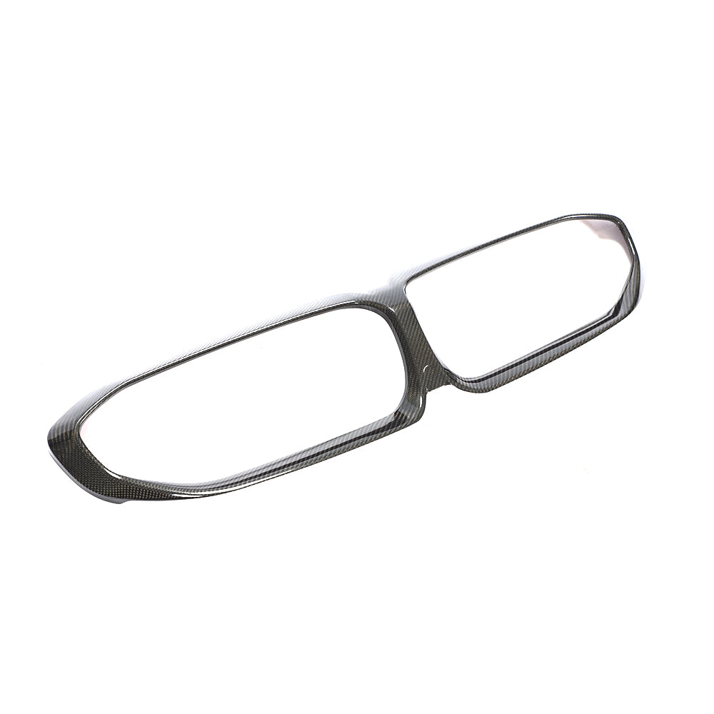 Another Side View of the Carbon Fiber Kidney Grille Surround Trim for BMW G20