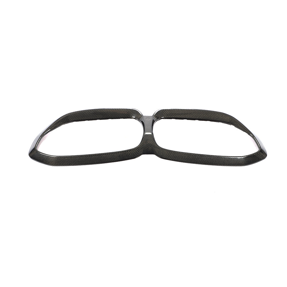 Another Angle View of the Carbon Fiber Kidney Grille Surround Trim for BMW G20