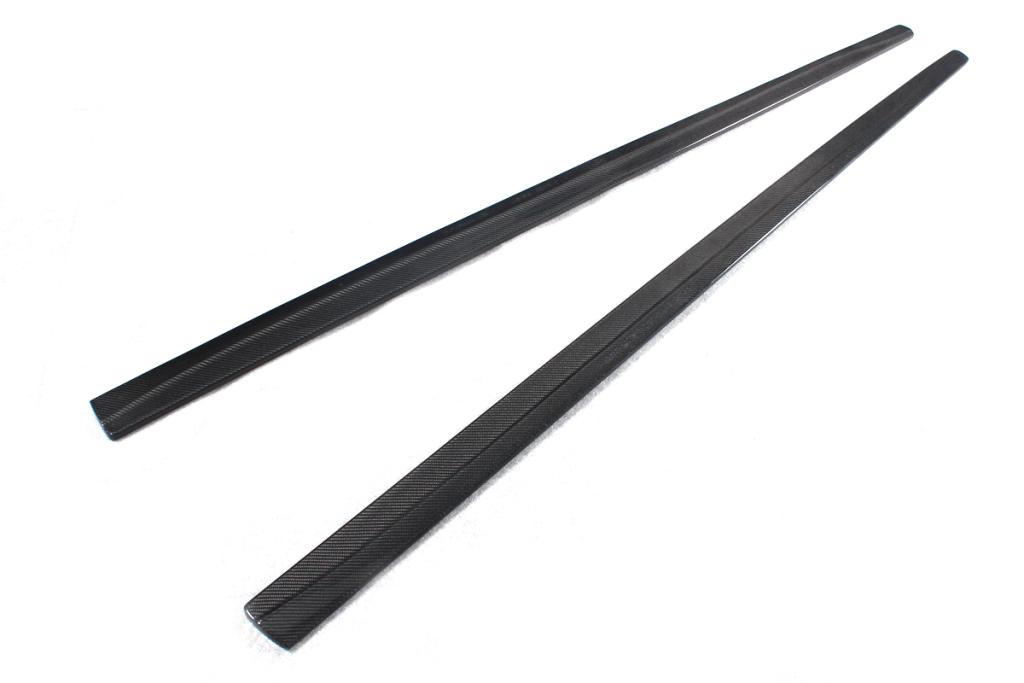 Carbon Fiber Side Skirts for BMW F32 angled view
