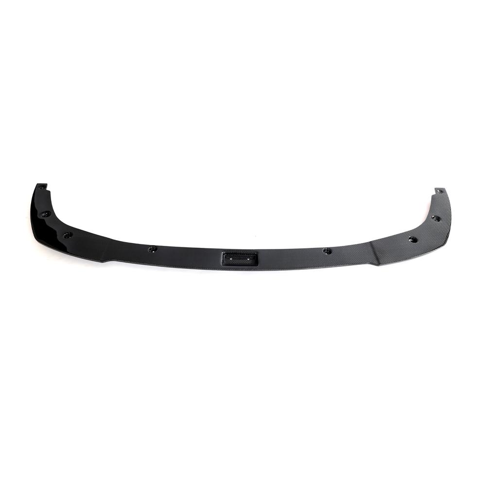 Top View of Exclusive Style Carbon Fiber Front Lip for BMW G20 LCI
