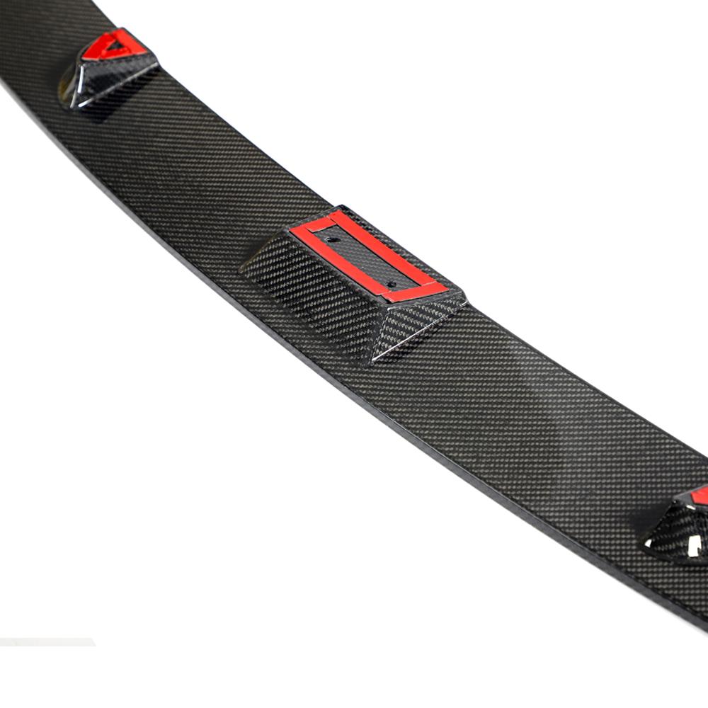 Middle Part of the Exclusive Style Carbon Fiber Front Lip for BMW G20 LCI