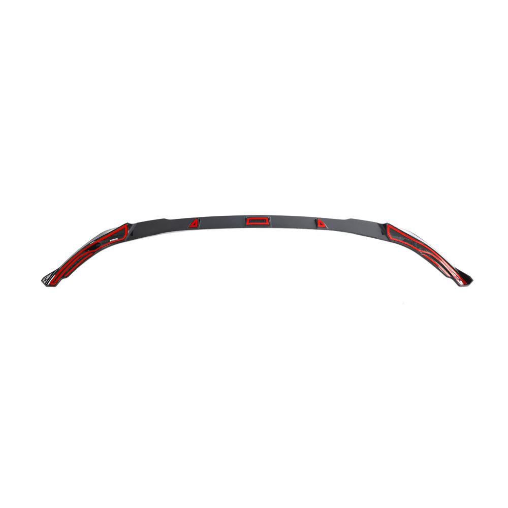 Top View of the Exclusive Style Carbon Fiber Front Lip for BMW G20 LCI