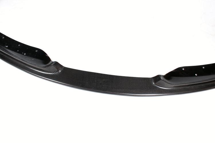 Closeup of the Front iew of Hamann Style Carbon Fiber Front Lip for BMW F30