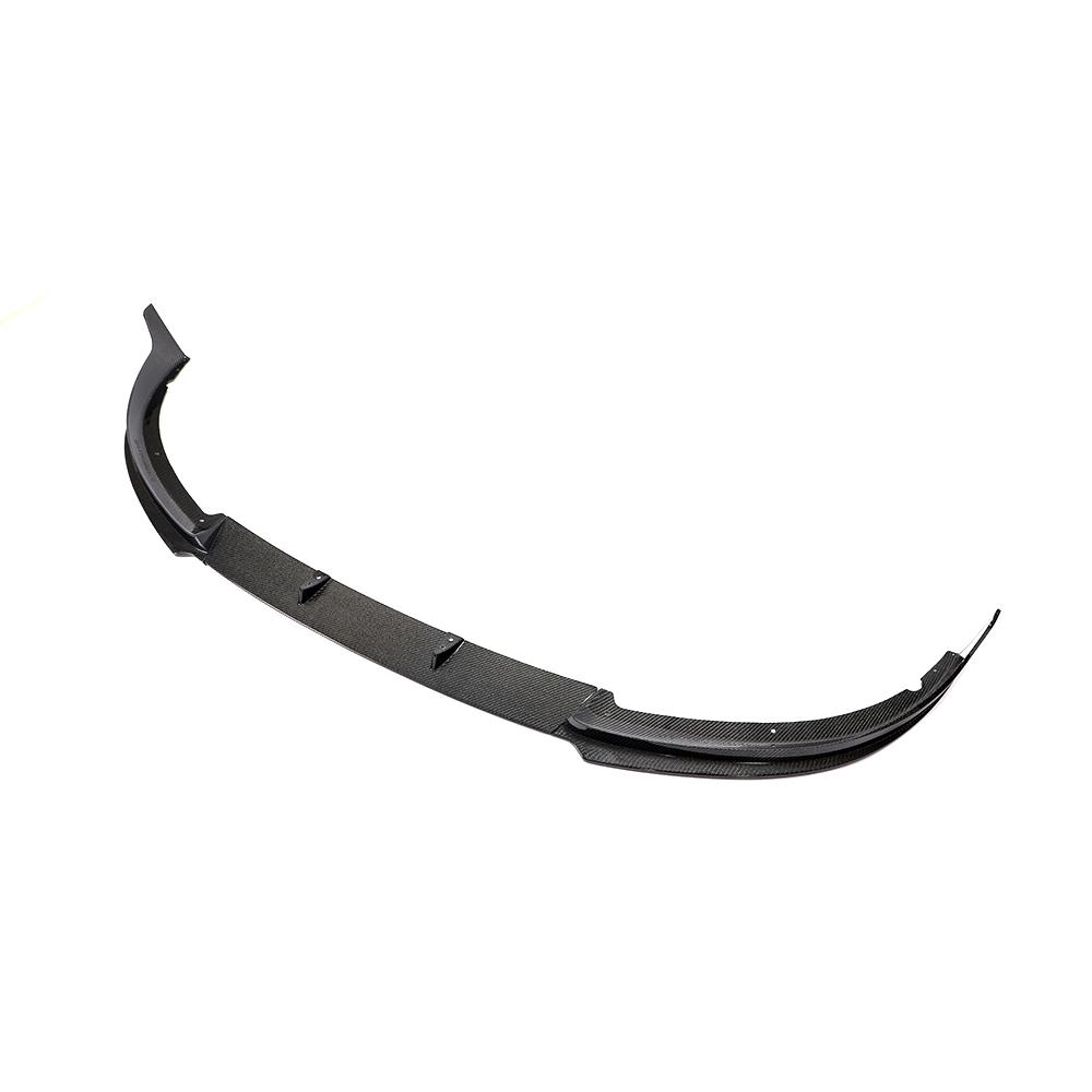 Right Side View of the IMS 3-Piece Carbon Fiber Front Lip for BMW G20 Non-M Sport