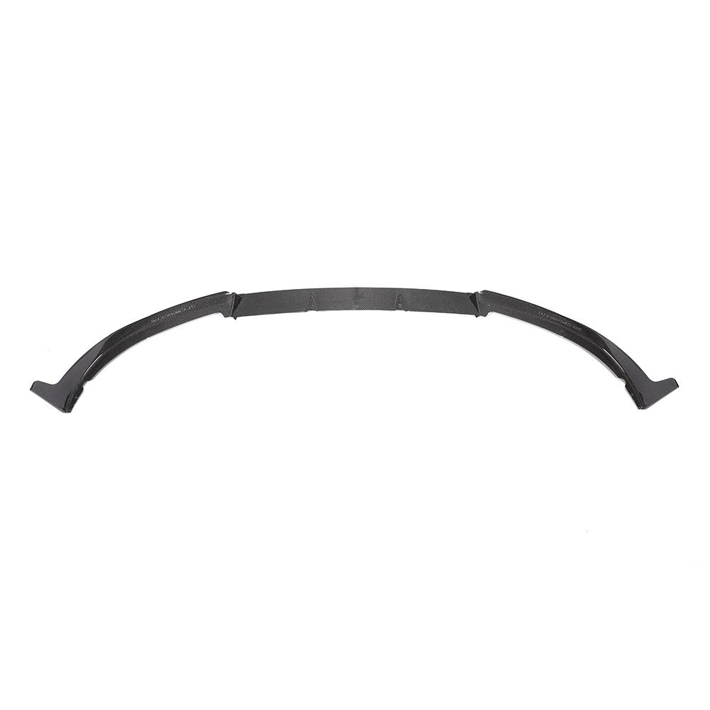 Top View of the IMS 3-Piece Carbon Fiber Front Lip for BMW G20 Non-M Sport