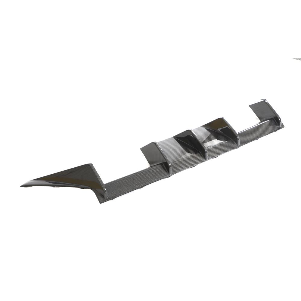 Angled View of the IMS Carbon Fiber Rear Diffuser for BMW M2 G87 (2023+)