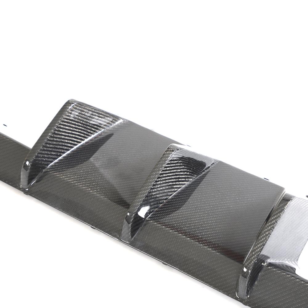 Middle Closeup of the IMS Carbon Fiber Rear Diffuser for BMW M2 G87 (2023+)