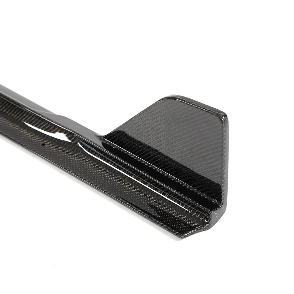 Weave pattern on the IMS Carbon Fiber Side Skirts for BMW 2 Series G42 (2022+)