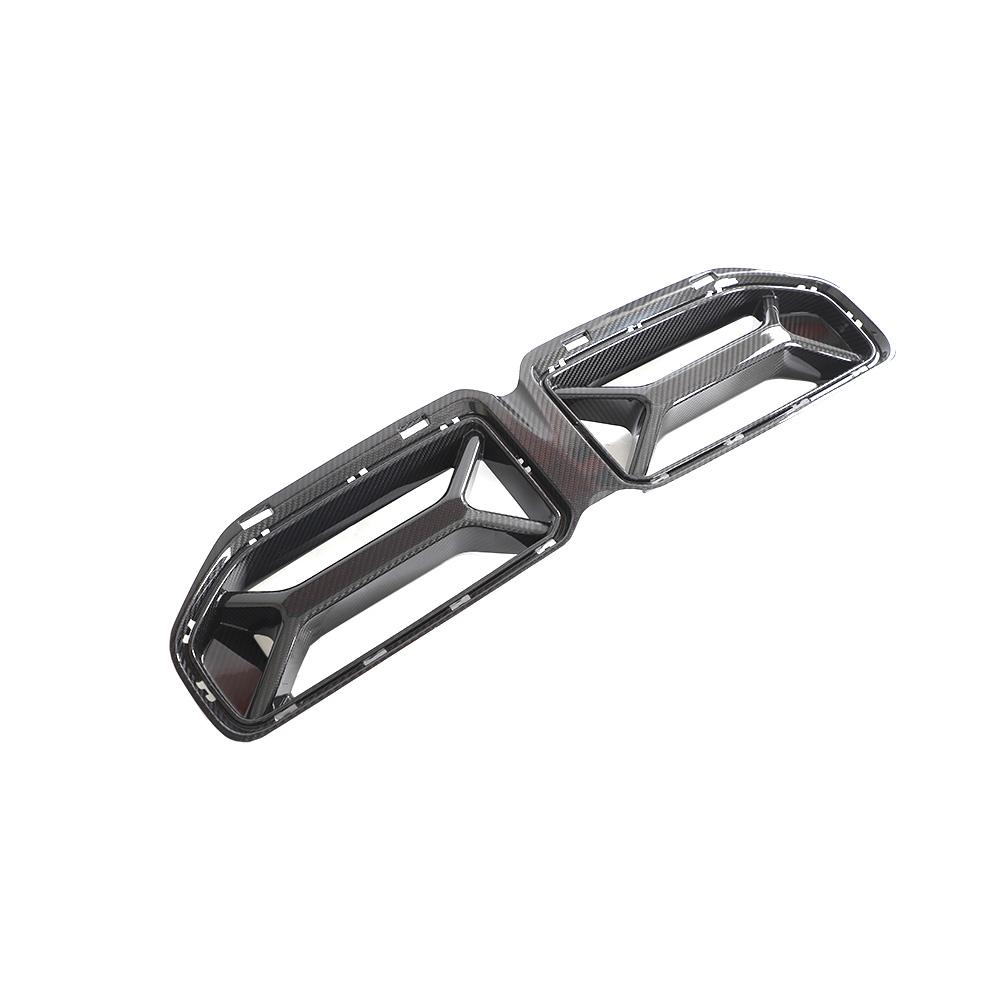 Angled View on the IMS Dry Carbon Fiber Grille for BMW M2 G87 (2023+)