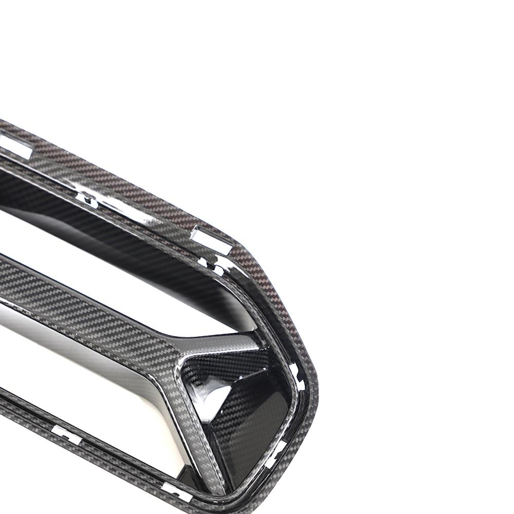 Side Closeup of the IMS Dry Carbon Fiber Grille for BMW M2 G87 (2023+)