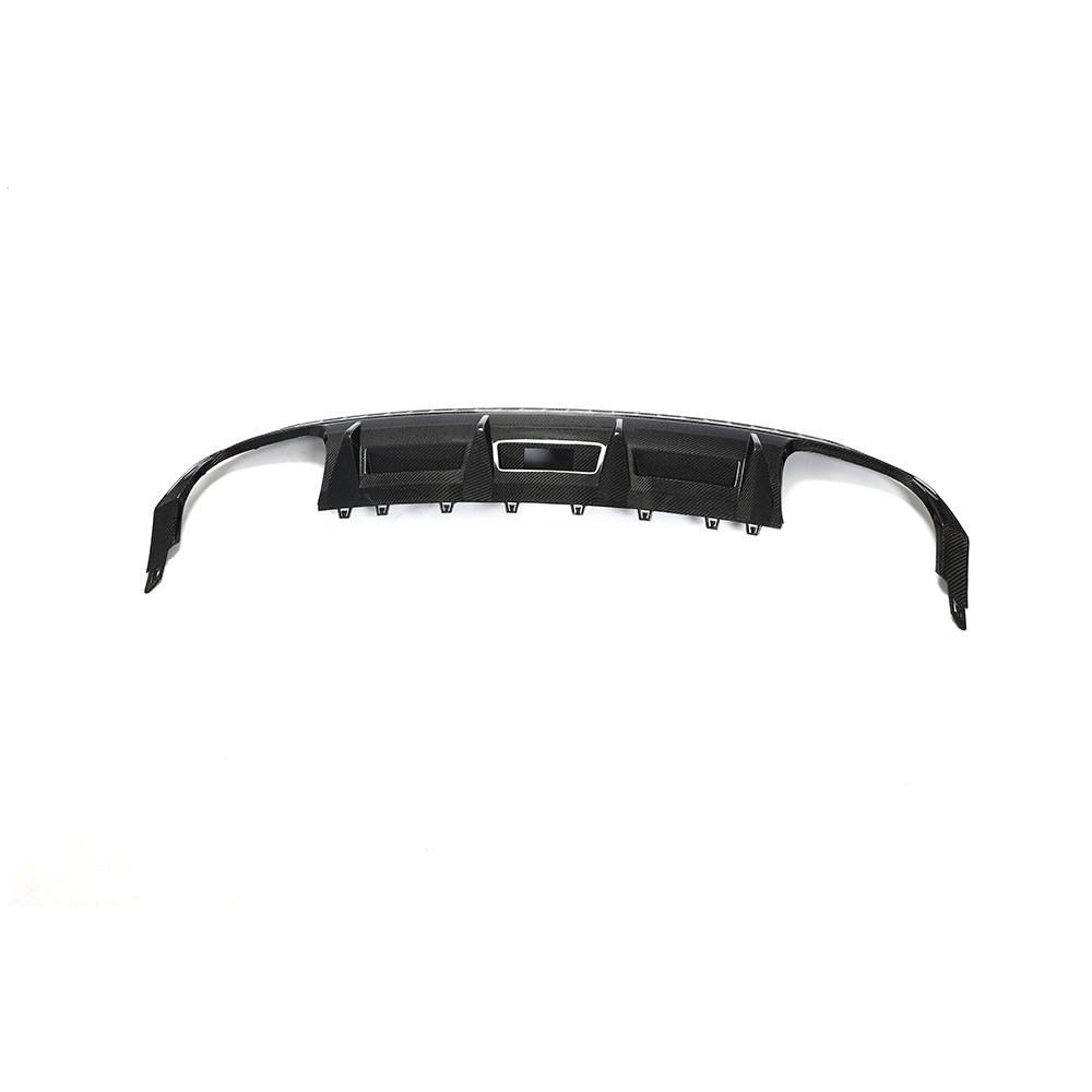 Angled view on the IMS Honeycomb Style Carbon Fiber Rear Diffuser for Audi A3, S3 & RS3 8Y (2022+)