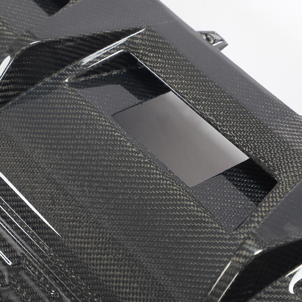 Closeup of the IMS Honeycomb Style Carbon Fiber Rear Diffuser for Audi A3, S3 & RS3 8Y (2022+)