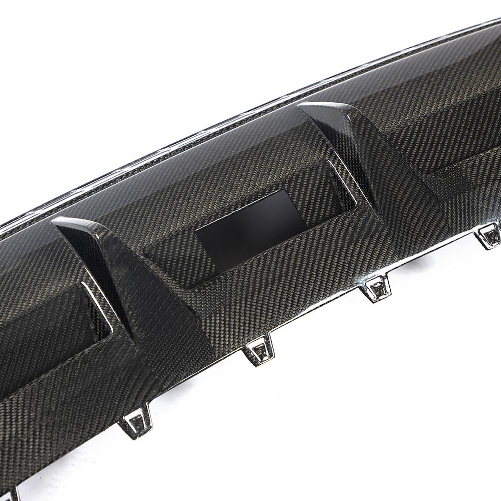 Middle of the IMS Honeycomb Style Carbon Fiber Rear Diffuser for Audi A3, S3 & RS3 8Y (2022+)