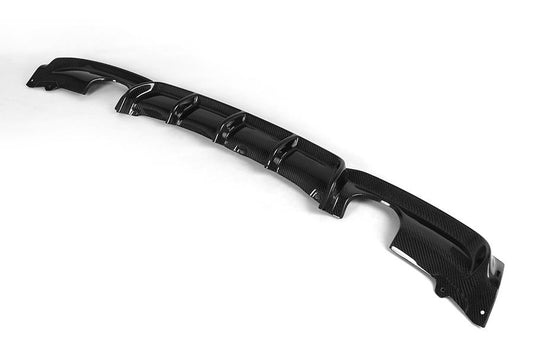 Side View of the IMS Performance Style Carbon Fiber Diffuser for BMW F30