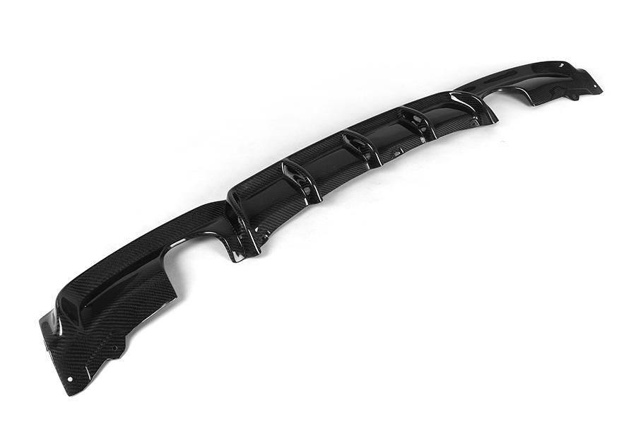Angled View of the IMS Performance Style Carbon Fiber Diffuser for BMW F30