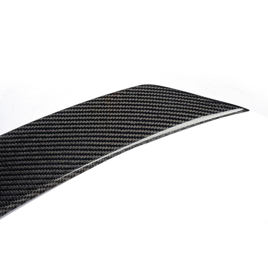 Weave pattern on the IMS Style Carbon Fiber Trunk Spoiler for Mercedes-Benz C-Class W205 (2015-2021)