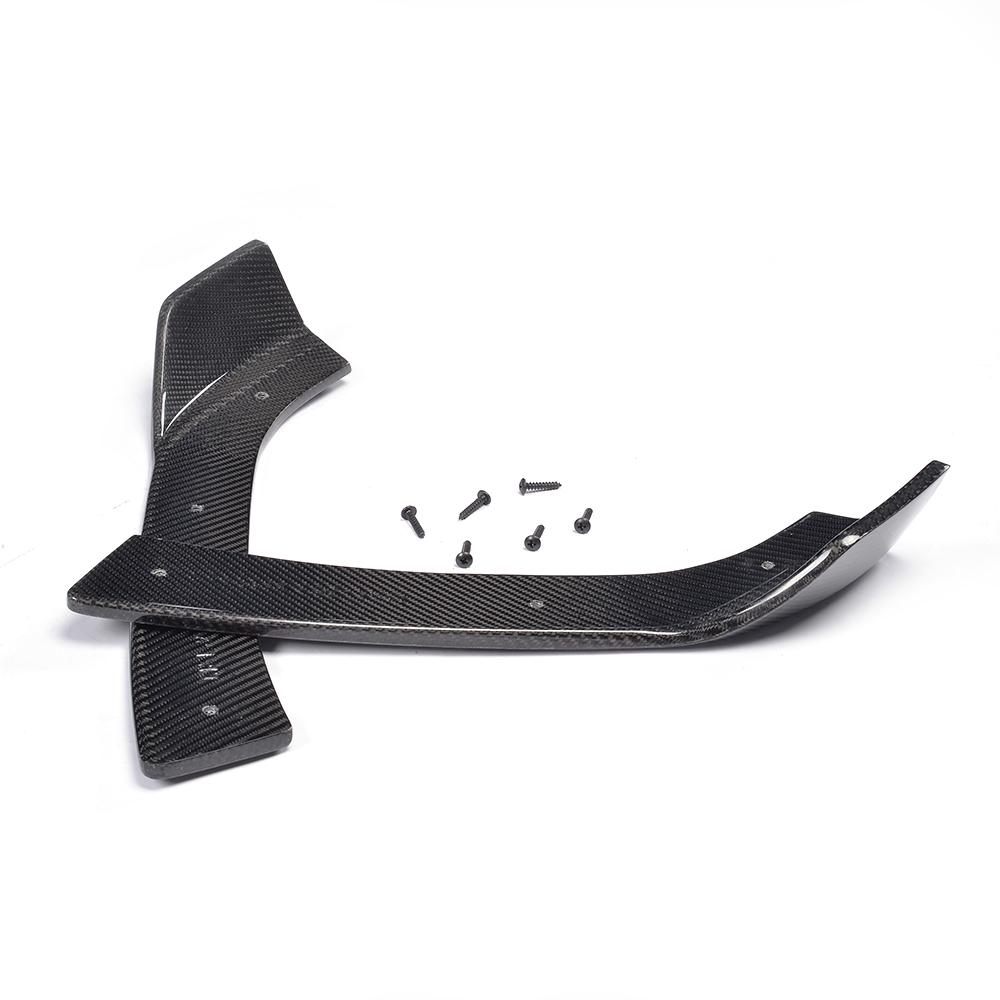 Aesthetic View of the Insignist Motorsports 2-Piece Carbon Fiber Front Splitters for BMW F30