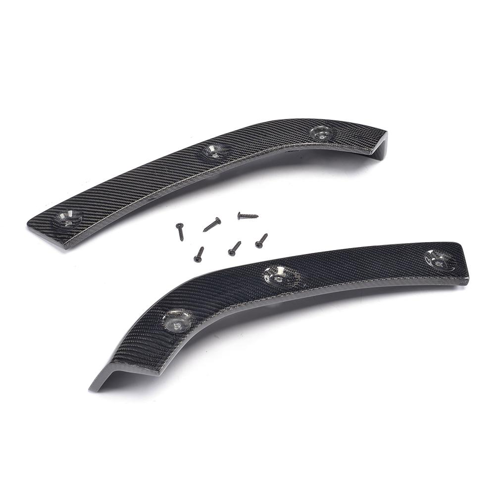 Under Angle of the Insignist Motorsports 2-Piece Carbon Fiber Front Splitters for BMW F30
