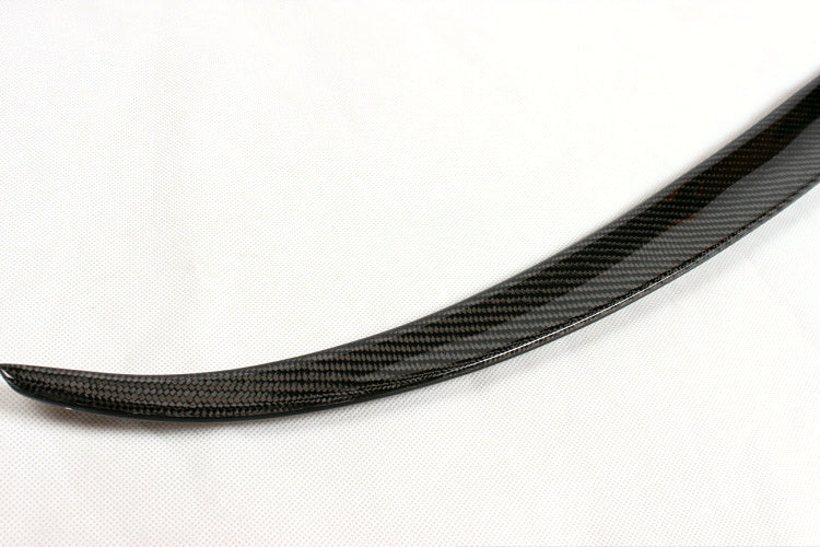 Corner Closeup of the Insignist Motorsports M Style Carbon Fiber Trunk Spoiler for BMW F30 & F80