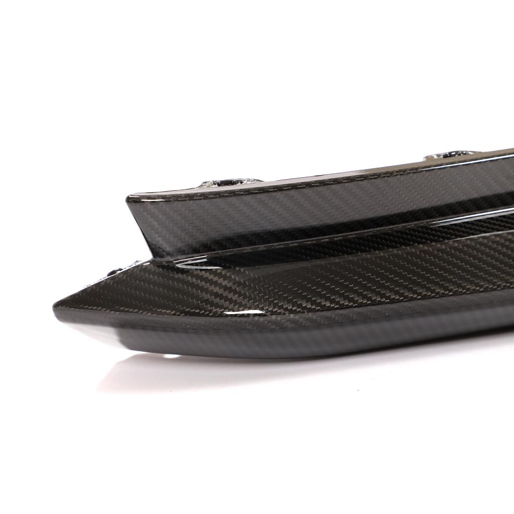 MP-stil tørr karbonfiber bakre støtfanger splitter til BMW G80 (2021+)