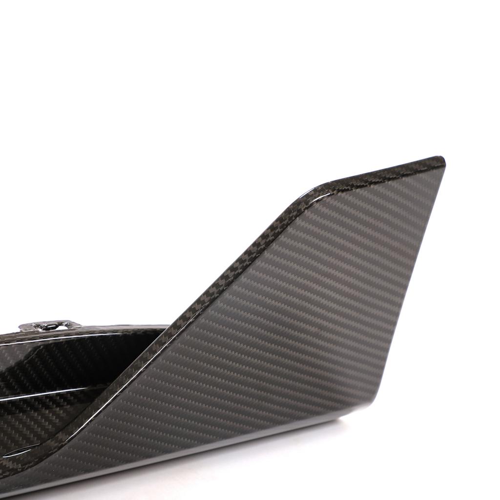 MP-stil tørr karbonfiber bakre støtfanger splitter til BMW G80 (2021+)