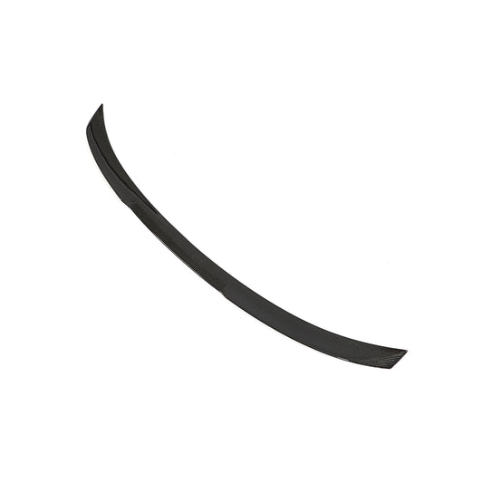 Side Angle of the M3 Style Carbon Fiber Trunk Spoiler for BMW G20 & G80