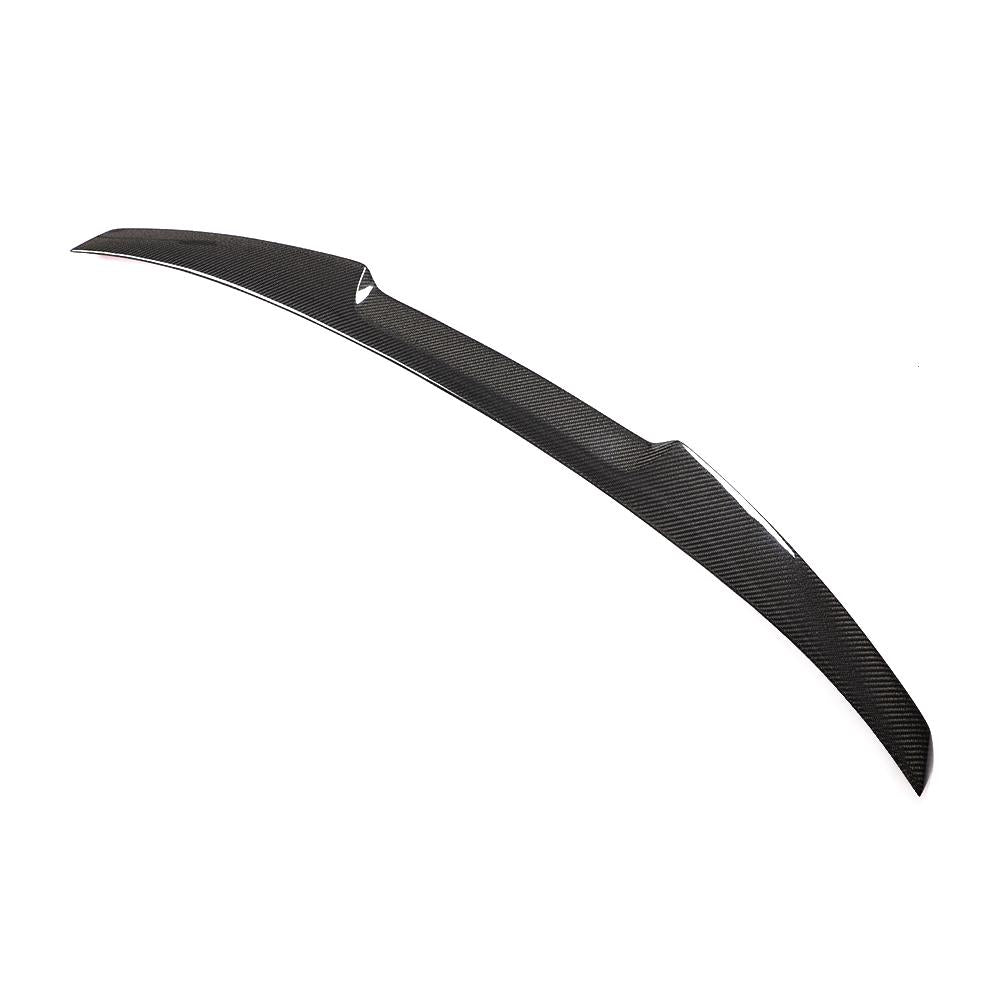 Angle View on the M4 Style Carbon Fiber Trunk Spoiler for BMW G30 & M5 F90