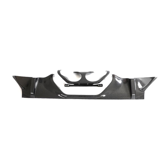 Up View of the M4 Style Dry Carbon Fiber Rear Diffuser for BMW M2 G87