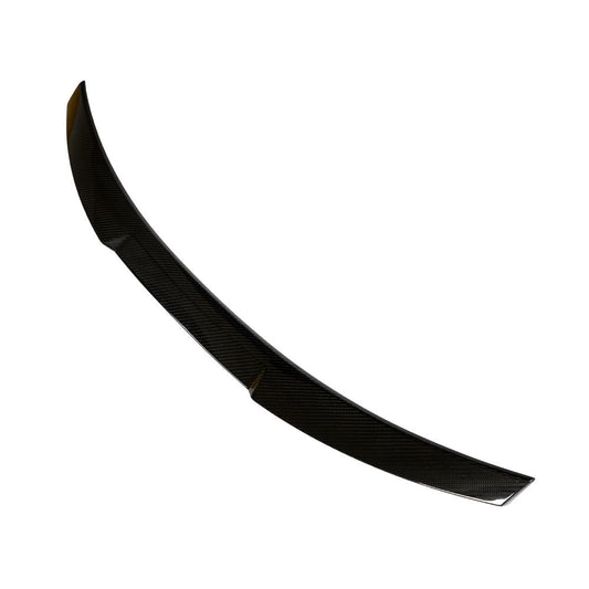 Side Angle of the M4 Style Dry Carbon Fiber Trunk Spoiler for BMW F32 (2014-2020)