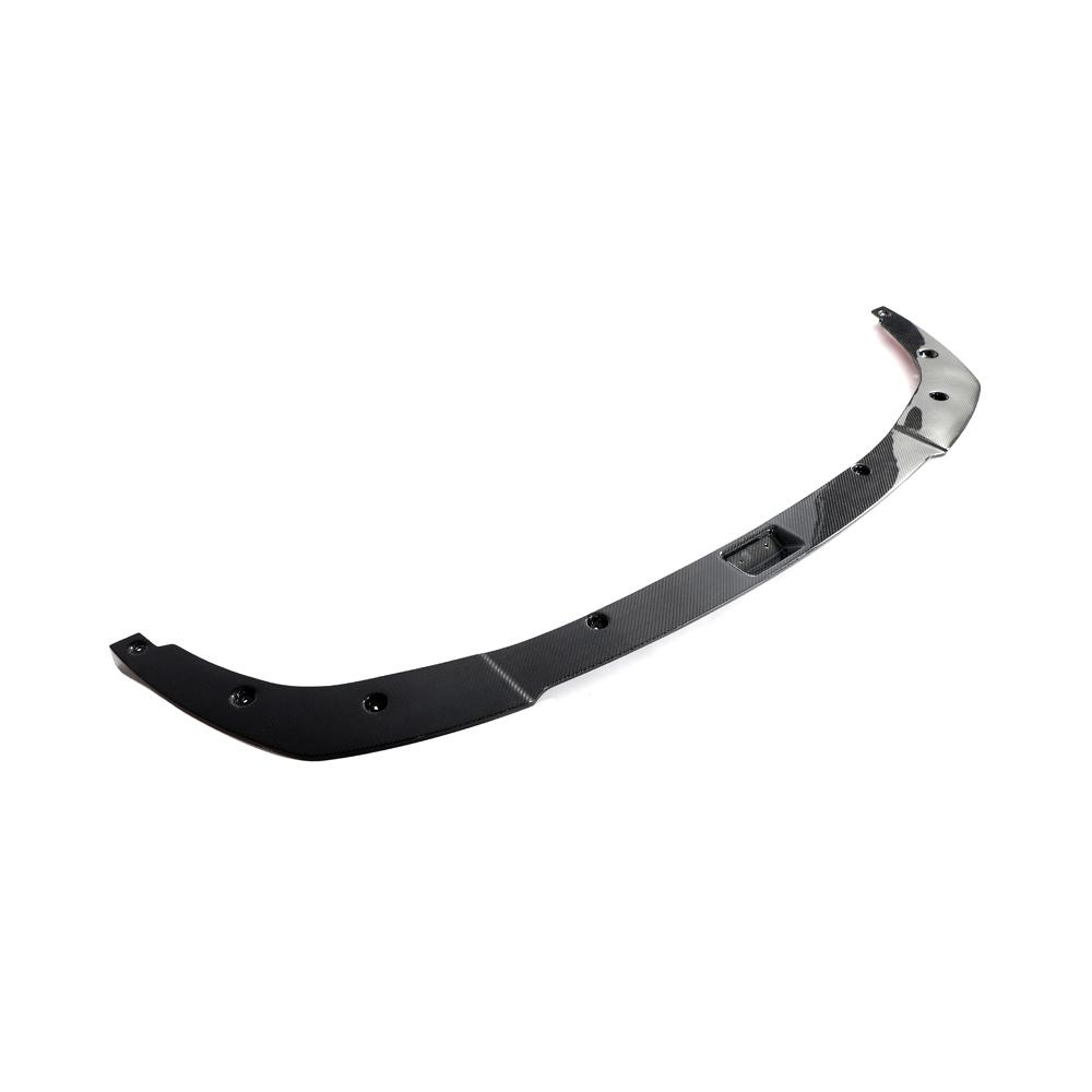 Side Angle of the Exclusive Style Carbon Fiber Front Lip for BMW G20 LCI
