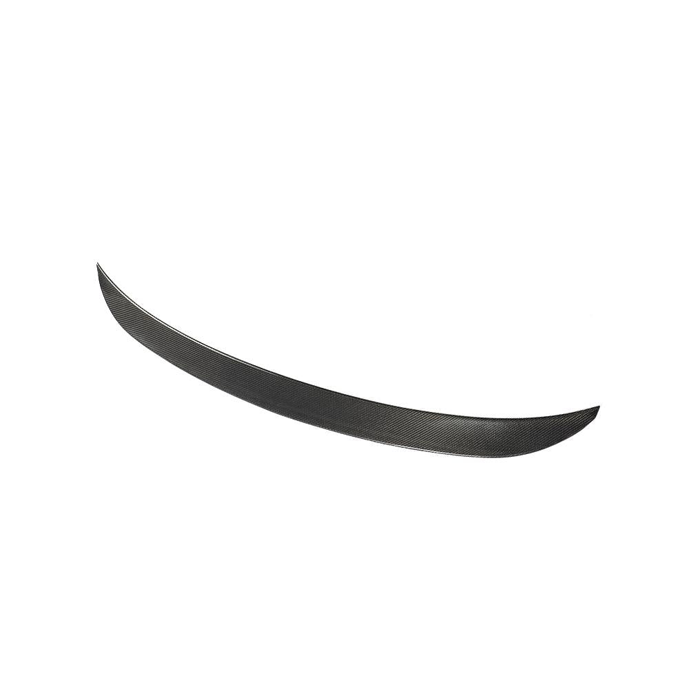 Angled View of the MP Style Carbon Fiber Trunk Spoiler for BMW G20 & G80
