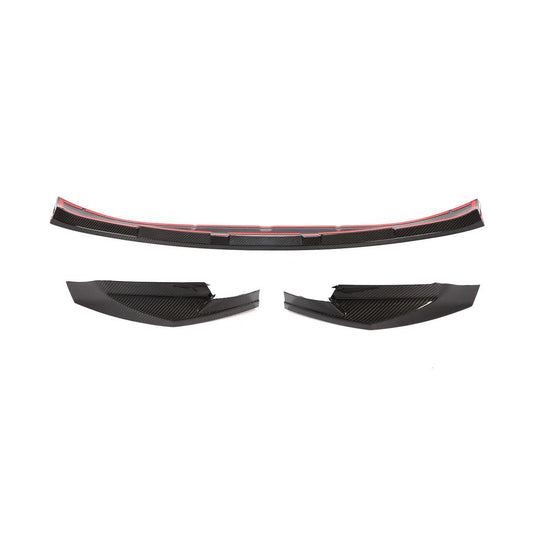 Front Angle of the MP Style Carbon Fiber Front Lip for BMW M3 & M4 G80/G82