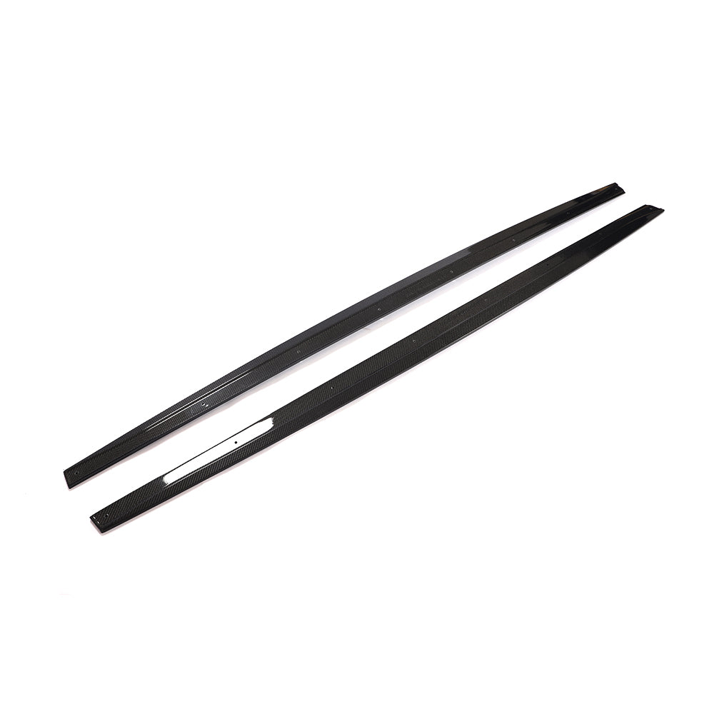 Top view of the MP Style Carbon Fiber Side Skirts for BMW M3 F80 (2015–2018)