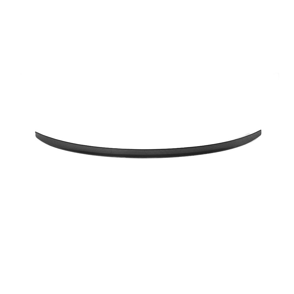 Back View on the MP Style Carbon Fiber Trunk Spoiler for BMW 5 Series G30 & M5 F90