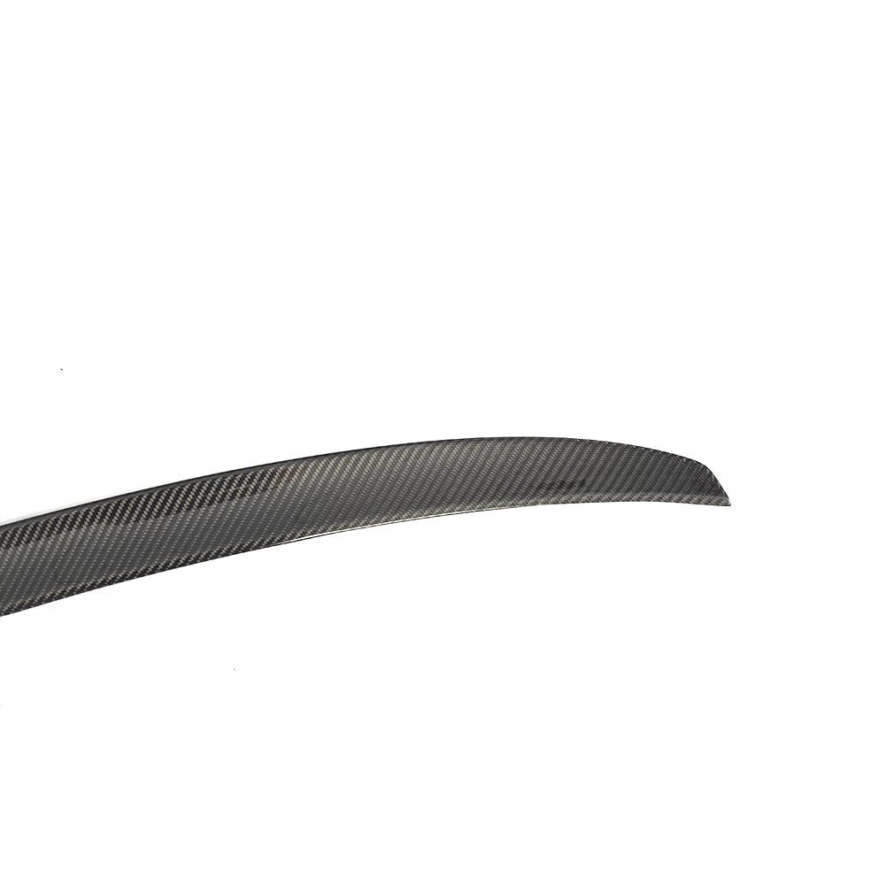 Closeup of the Side of the MP Style Carbon Fiber Trunk Spoiler for BMW 5 Series G30 & M5 F90