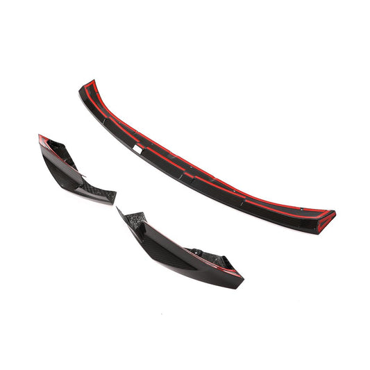 Angle of the MP Style Dry Carbon Fiber Front Lip for BMW M3 & M4 G80/G82
