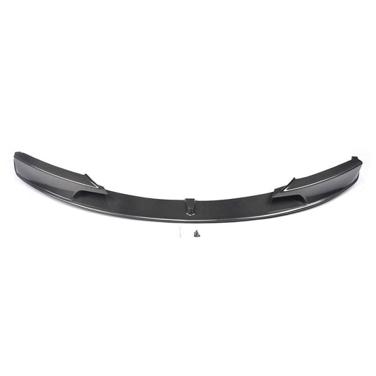Upper angle of the M Performance Style Carbon Fiber Front Lip for BMW F30